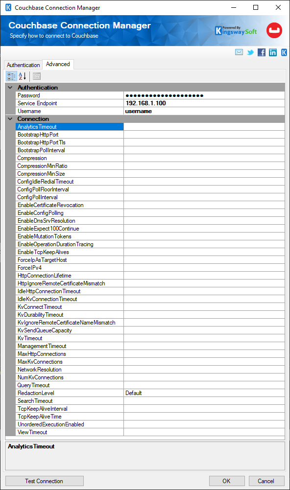 Couchbase Connection Manager - Advanced